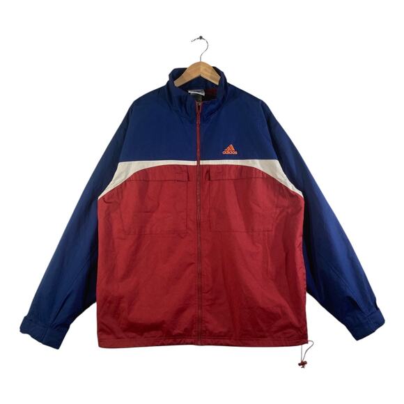 adidas Other - Vintage Adidas Colorblock Full Zip Windbreaker 90s Large